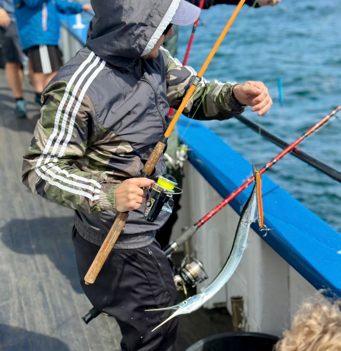 Fiska på våren på öresund med rååbåtarna