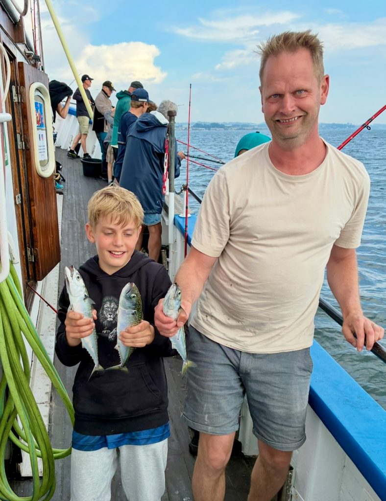 makrillfiske med familjen i helsingborg